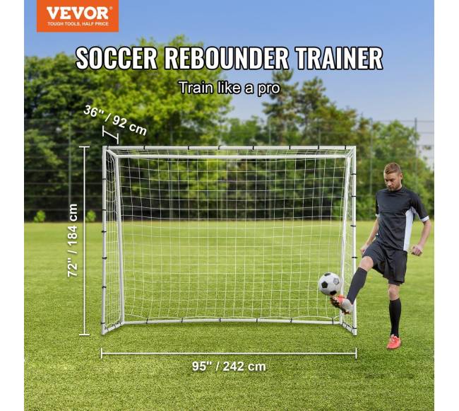 Futbolo atšokimo siena 244 x 183 cm1