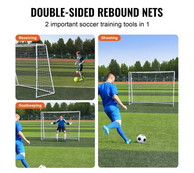 Futbolo atšokimo siena 244 x 183 cm2