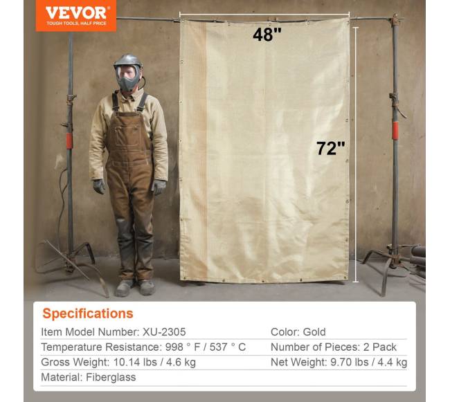 122x183 cm suvirinimo antklodės 2 vnt.6