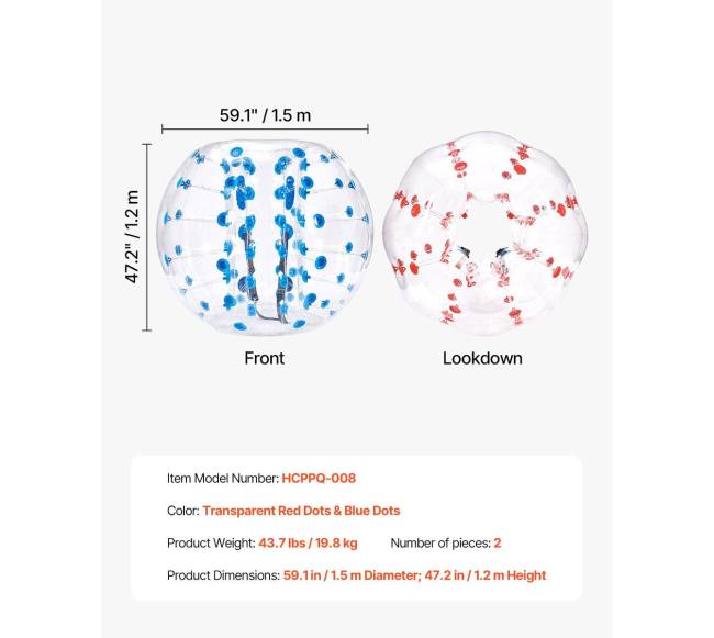 Pripučiami smūginiai rutuliai, 2 vnt. rinkinys6