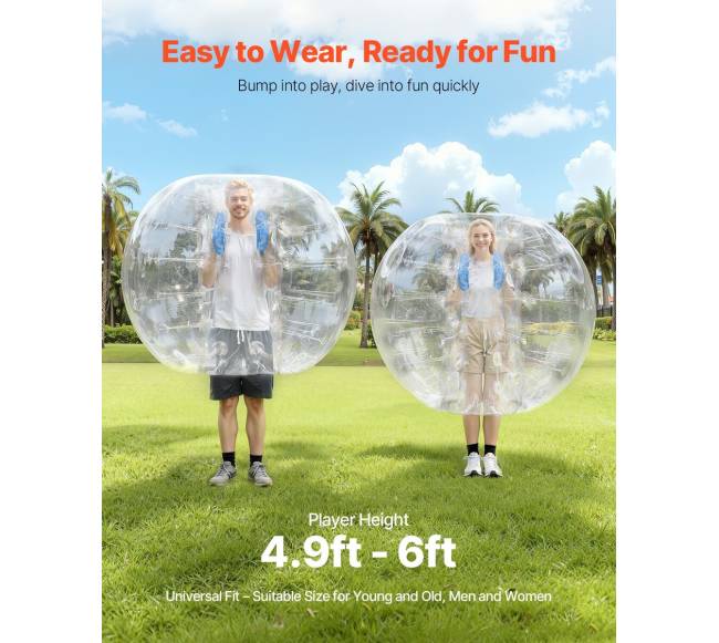 Pripučiamas buferio kamuolys 1 vnt., 1.5m2