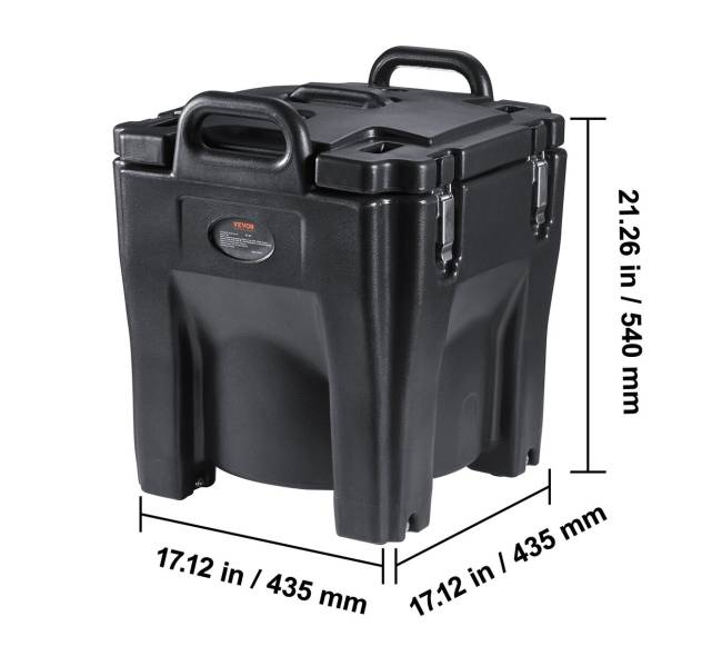 Izoliuotas maisto laikiklis 30L, kavinėms6