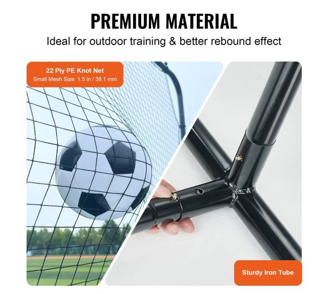 Futbolo atšokimo tinklas 12x6 FT2