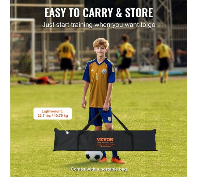 Futbolo atšokimo tinklas 12x6 FT4