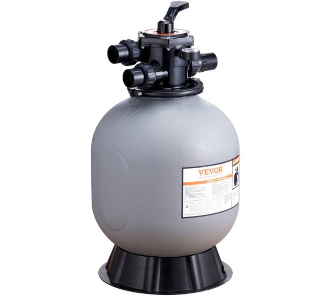 Smėlio filtras baseinui 19 colių su 7 krypčių vožtuvu0