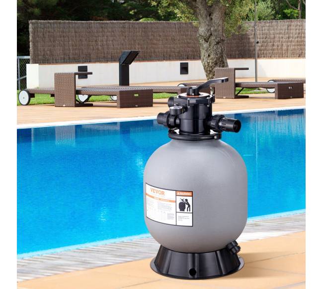 Smėlio filtras baseinui 19 colių su 7 krypčių vožtuvu7