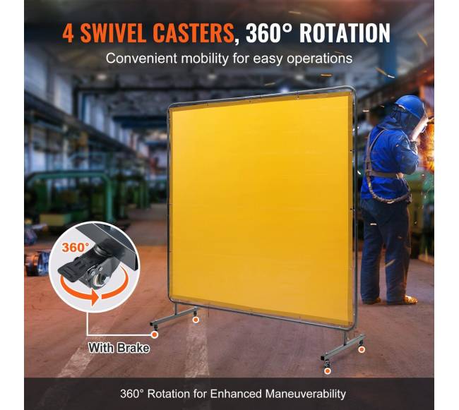 Suvirinimo uždanga su rėmu ir ratukais2