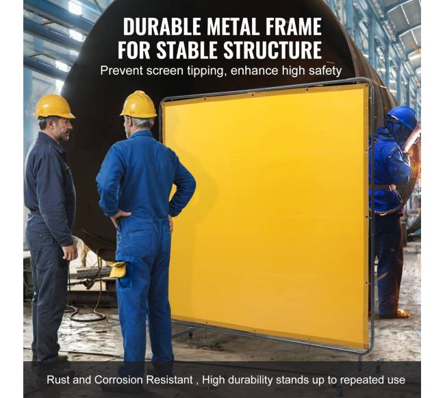 Suvirinimo uždanga su rėmu ir ratukais4