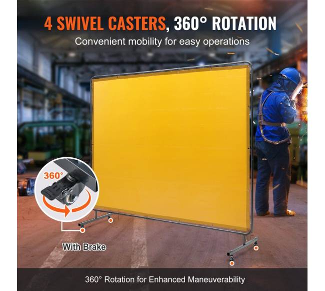 Suvirinimo uždanga su rėmu ir ratukais2