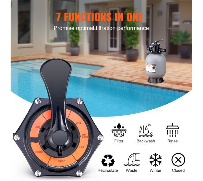 Smėlio filtras, 16 colių, 35 GPM debitas3