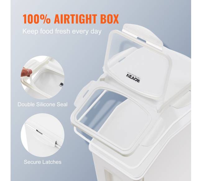 Laikymo konteineriai su dozatoriais 2 x 15L2