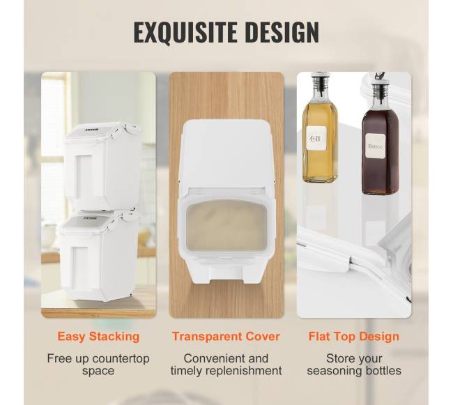 Laikymo konteineriai su dozatoriais 2 x 15L5