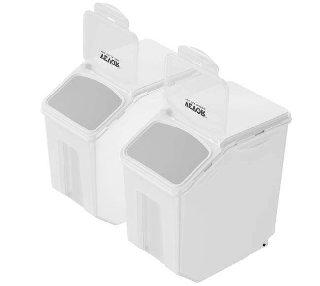 Laikymo konteineriai su dozatoriais 2 x 15L9