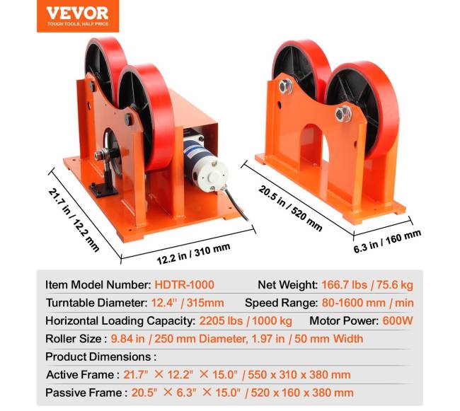 Sukamasis suvirinimo ritė 1000 kg apkrova6