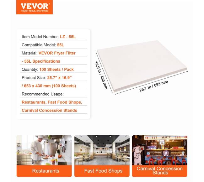 Gruzdintuvės filtravimo popierius 55L6