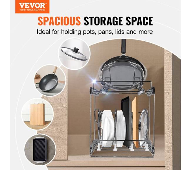 Ištraukiama puodų ir keptuvių lentyna1