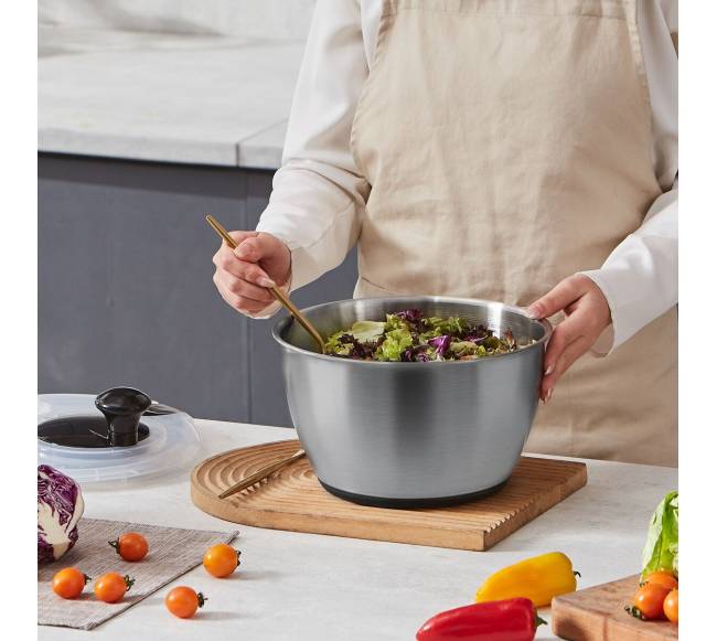 Nerūdijančio plieno salotų suktukas 4,5 l7