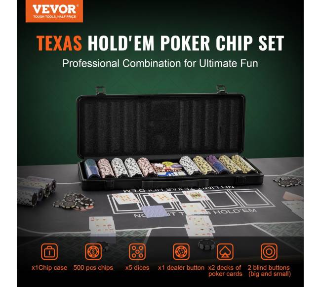 500 dalių pokerio komplektas su dėklu1