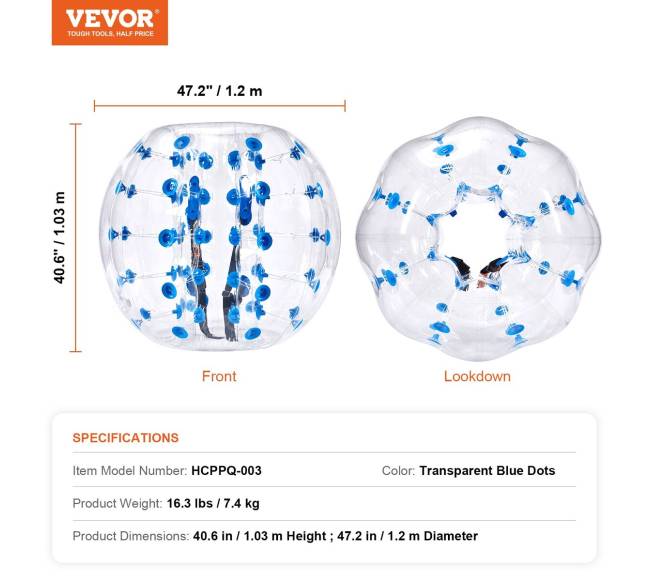 Pripučiamas sumo kamuolys 1 vnt, 1.2 m6