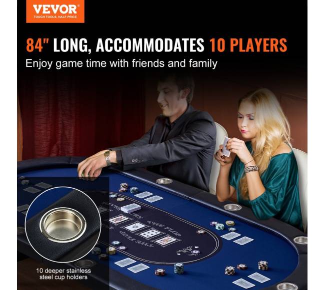 Sulankstomas pokerio stalas 10 žaidėjams1