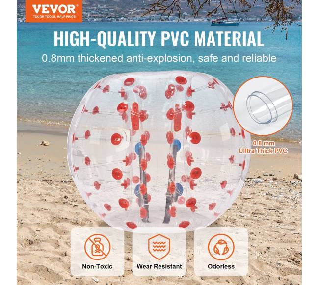 Pripučiamas kūno burbulas, 1,5m1