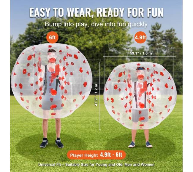 Pripučiamas kūno burbulas, 1,5m2