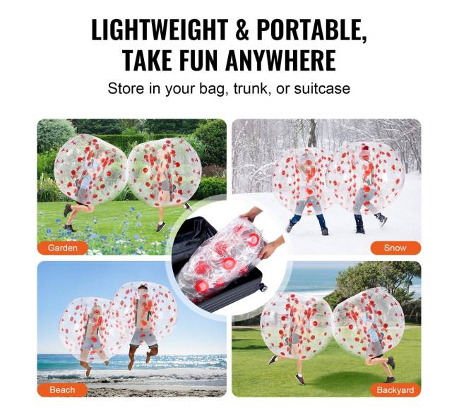 Pripučiamas kūno burbulas, 1,5m5