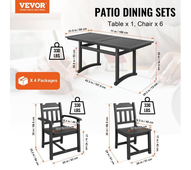 7 dalių lauko valgomojo komplektas1