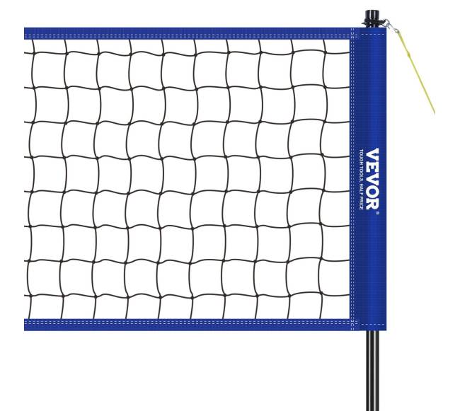 Nešiojamas tinklinio tinklas su reguliuojamu aukščiu9