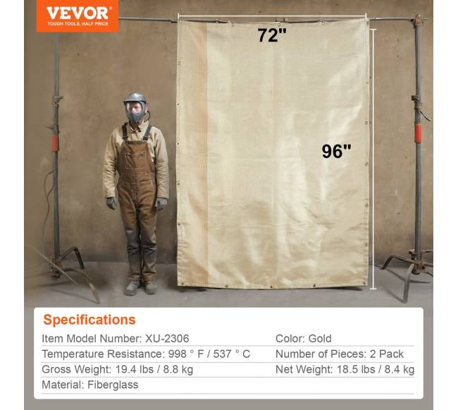 183x244 cm suvirinimo antklodės 2 vnt.6