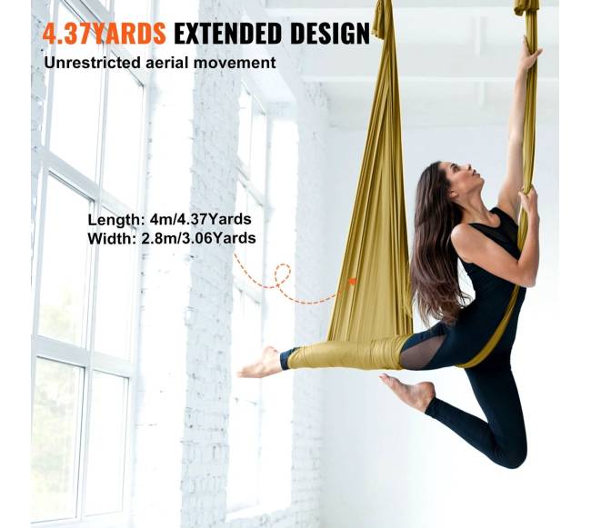 Orelinio jogos hamakas ir supynės auksinės spalvos3