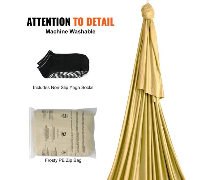 Orelinio jogos hamakas ir supynės auksinės spalvos5