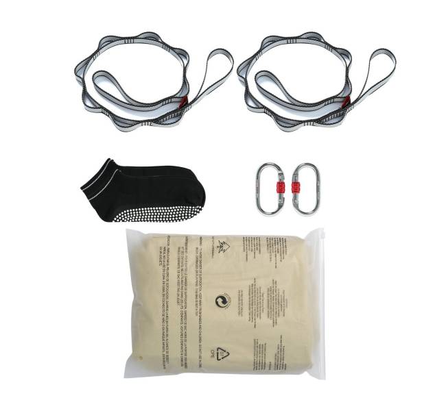 Orelinio jogos hamakas ir supynės auksinės spalvos8