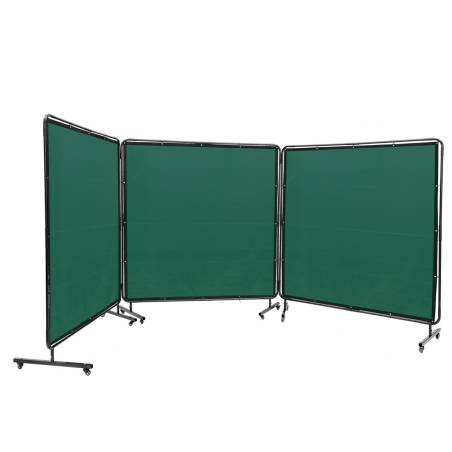 Suvirinimo uždanga su rėmu 180x180 cm žalia0