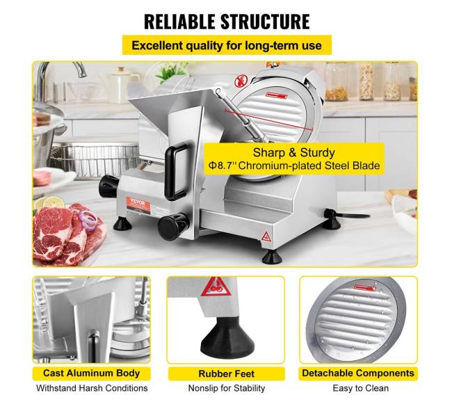 Elektrinė mėsos pjaustyklė, 200W4