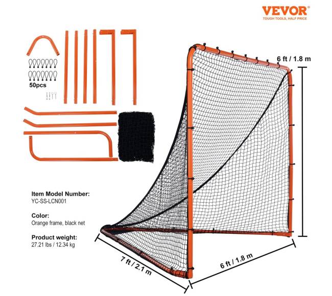 Lacrosse vartai, sulankstomi nešiojami6