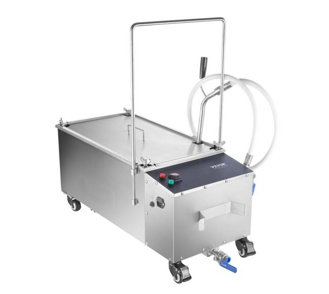 Mobilus aliejaus filtravimo įrenginys, 55 l talpa0