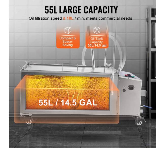 Mobilus aliejaus filtravimo įrenginys, 55 l talpa3