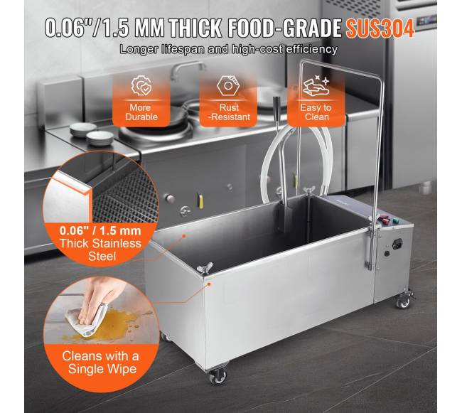 Mobilus aliejaus filtravimo įrenginys, 55 l talpa4