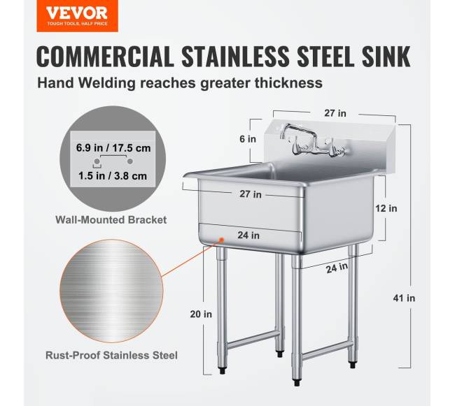 Nerūdijančio plieno kriauklė su maišytuvu1