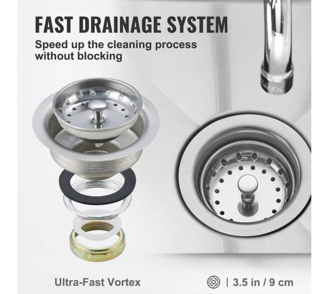 Nerūdijančio plieno kriauklė su maišytuvu4