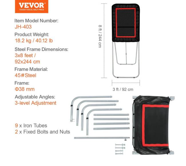 Funkcinis sulankstomas atšokusio kamuolio tinklas6