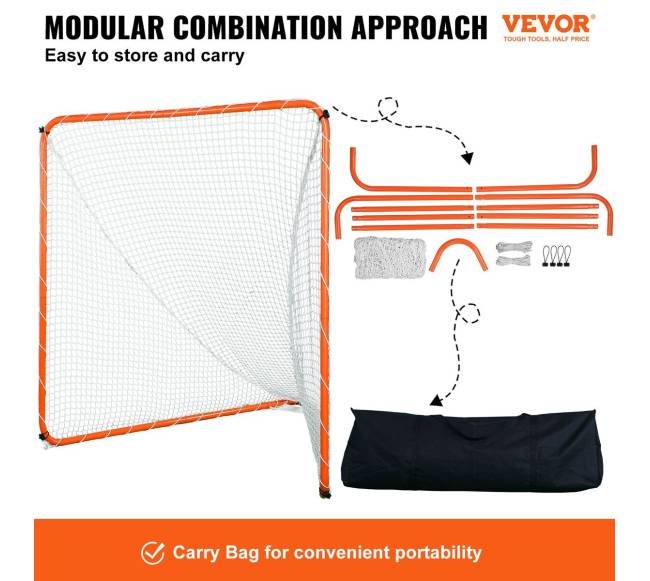 Lacrosės vartai, 182 cm x 182 cm tinklas1