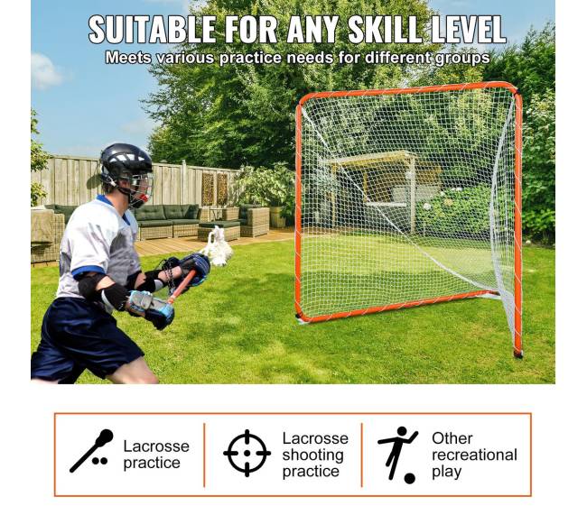 Lacrosės vartai, 182 cm x 182 cm tinklas5
