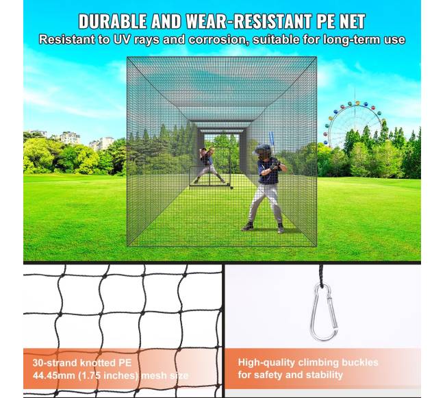 Beisbolo treniruočių tinklas 55 pėd.3