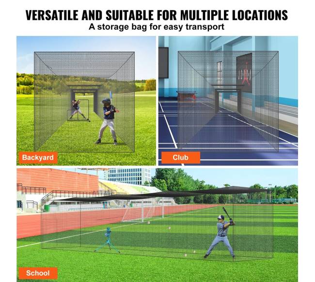 Beisbolo treniruočių tinklas 55 pėd.4