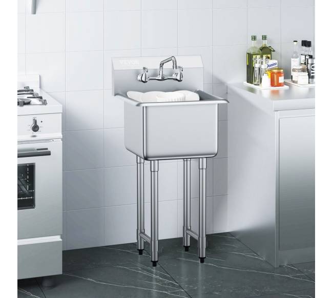 Nerūdijančio plieno vienos sekcijos kriauklė7