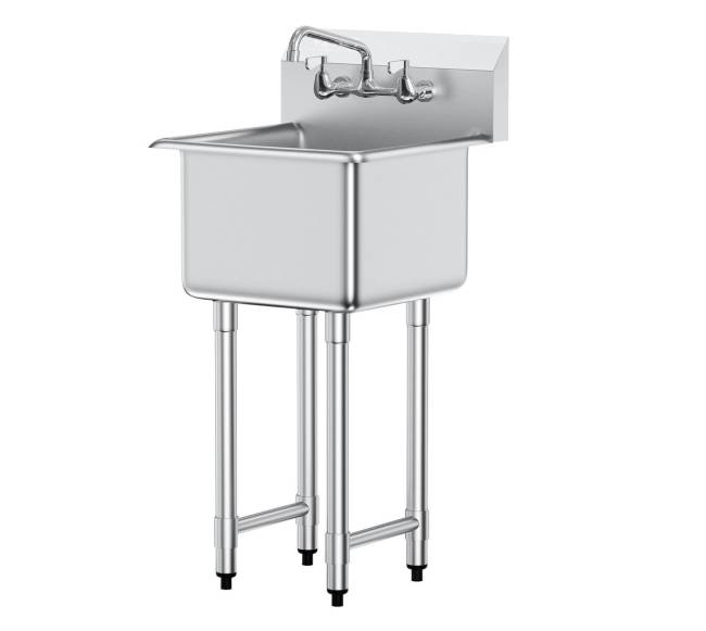 Nerūdijančio plieno vienos sekcijos kriauklė8