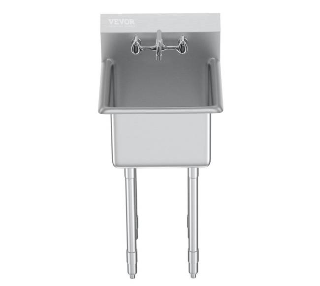 Nerūdijančio plieno vienos sekcijos kriauklė9