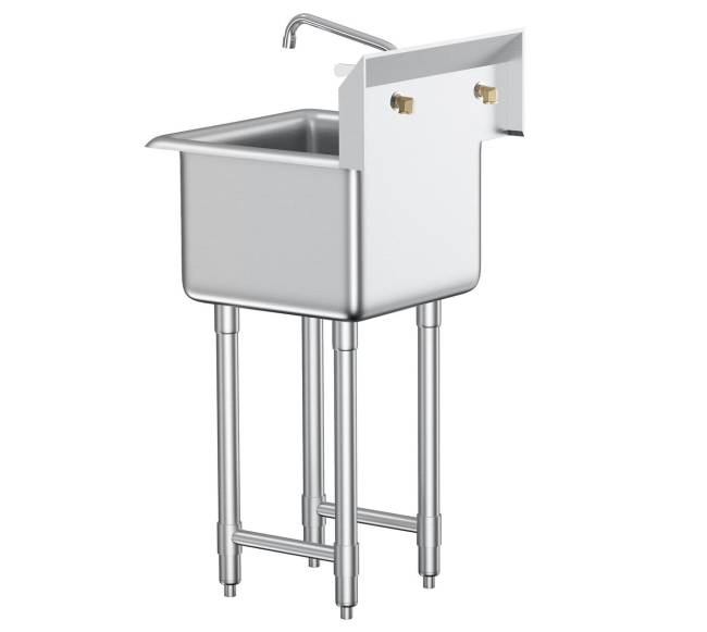 Nerūdijančio plieno vienos sekcijos kriauklė10